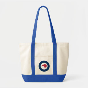 New Zealand roundel country flag symbol kiwi army Tote Bag