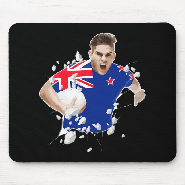 New Zealand Rugby Jersey 2021 New Zealand Rugby  Mouse Pad (Front)