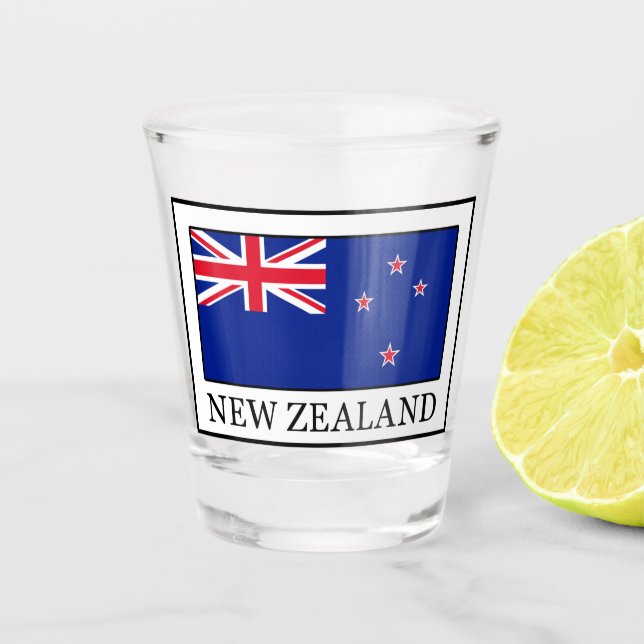 New Zealand Shot Glass (Front)