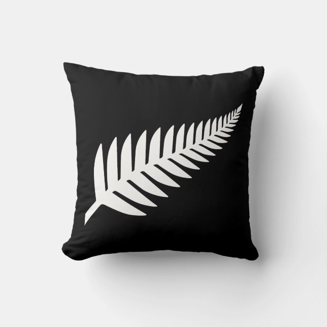 New Zealand Silver Fern Cushion (Front)