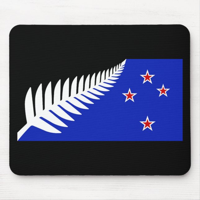 New Zealand Silver Fern Flag Mouse Pad (Front)