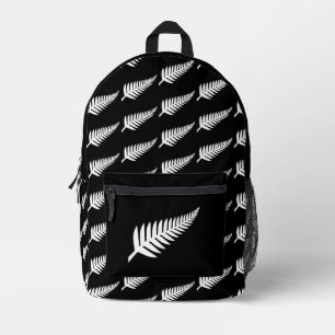 New Zealand Silver Fern  Printed Backpack