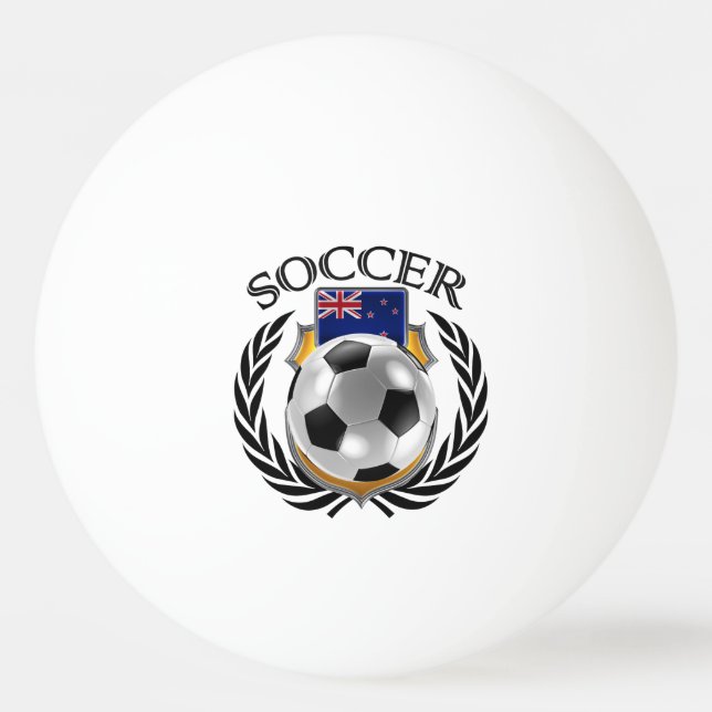 New Zealand Soccer 2016 Fan Gear Ping Pong Ball (Front)
