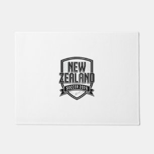 New Zealand Soccer 2026 Soccer Bold Country Typogr Doormat