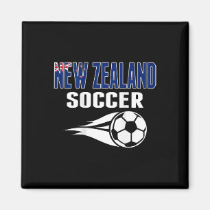 New Zealand Soccer Fans Jersey Support New Zealand Magnet