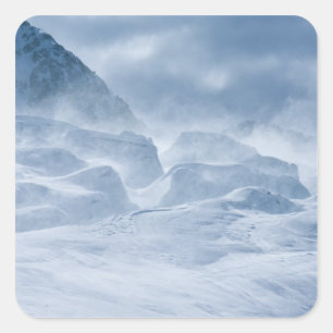 New Zealand, South Island, Arrowsmith Range. Square Sticker