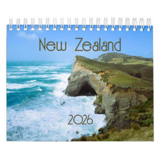 New Zealand South Island Calendar 2026