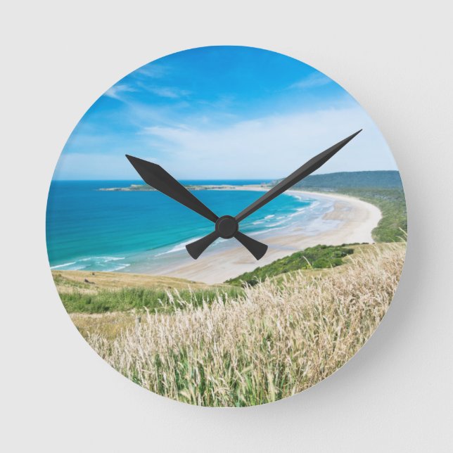 New Zealand, South Island, Catlins, Tautuku Bay Round Clock (Front)
