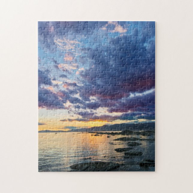 New Zealand, South Island, Kaikoura, South Bay Jigsaw Puzzle (Vertical)