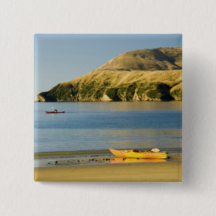 New Zealand, South Island, Marlborough Sounds. 2 15 Cm Square Badge