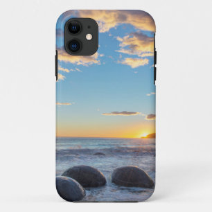 New Zealand, South Island, Moeraki Boulders iPhone 11 Case