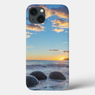 New Zealand, South Island, Moeraki Boulders iPhone 13 Case