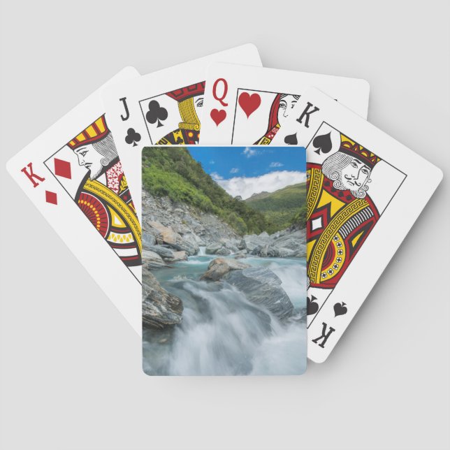 New Zealand, South Island, Mt. Aspiring National Playing Cards (Back)