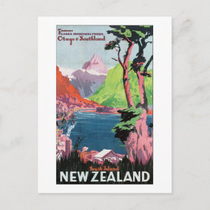 New Zealand South Island Postcard