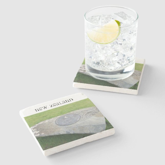 New Zealand Stone Coaster (Side)