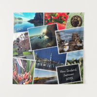 New Zealand Summer Collage  Tapestry