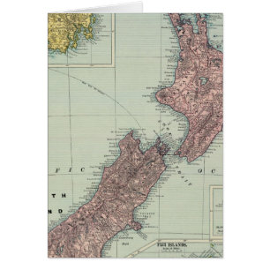 New Zealand, Tasmania, Fiji