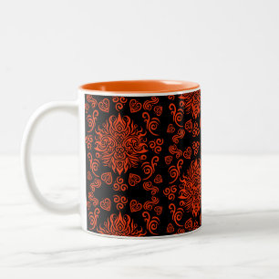 New Zealand Traditional Māori Two-Tone Coffee Mug