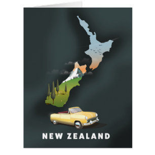 New Zealand Travel poster