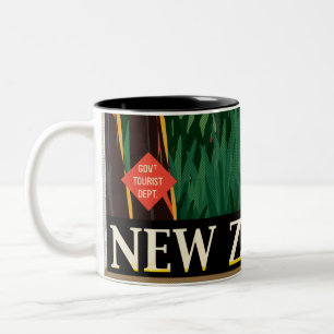 New Zealand Two-Tone Coffee Mug