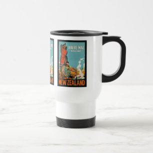 New Zealand vintage travel mugs