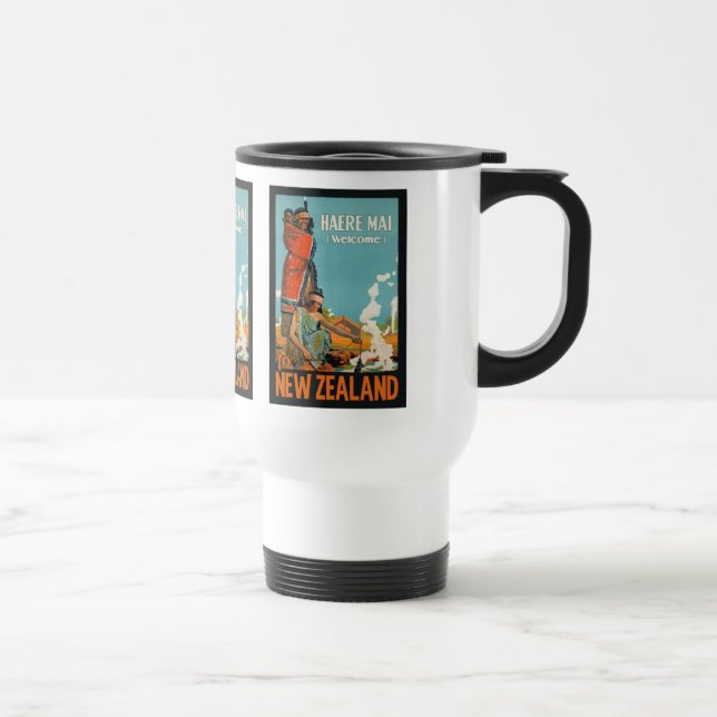 New Zealand vintage travel mugs (Right)