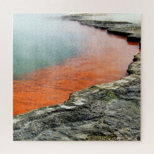 New Zealand, Wai-O-Tapu & Champagne Pool /puzzle Jigsaw Puzzle