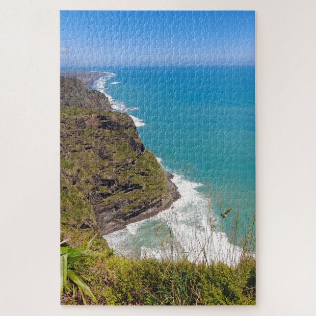 New Zealand West Coast Auckland Ahu Ahu Track View Jigsaw Puzzle (Vertical)