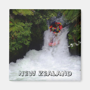 New Zealand, Wild Water Rafting (Fridge Magnet) Magnet