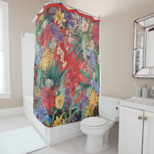 New Zealand Wildflowers Shower Curtain