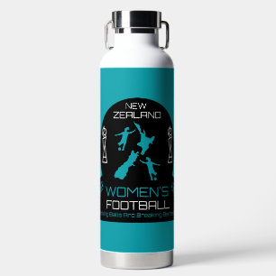 New Zealand Women's Football Water Bottle