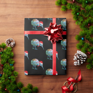 NEW ZEALAND XMAS  KIWI SIMPLE PAUA WRAPPING PAPER