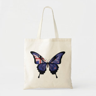 New Zealands Swallowtail Butterfly Flag Tote Bag