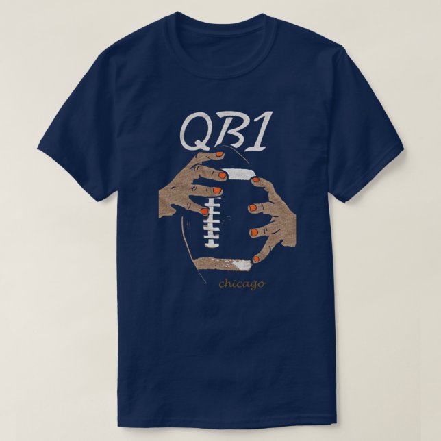 newa football amercan QB T-Shirt (Design Front)