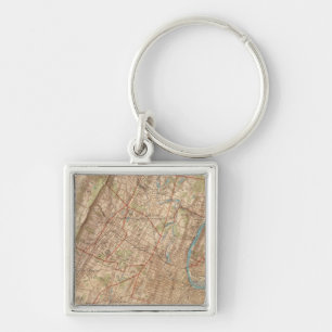 Newark and Elizabeth, New Jersey Key Ring