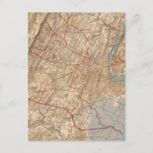 Newark and Elizabeth, New Jersey Postcard