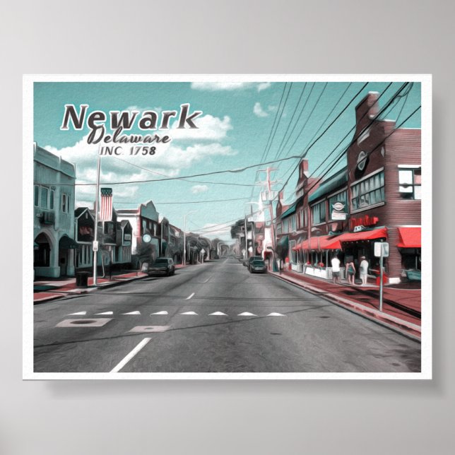 NEWARK DELAWARE POSTER (Front)