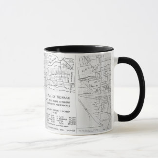Newark New Jersey 1911 Ethnic Neighbourhood Map Mug