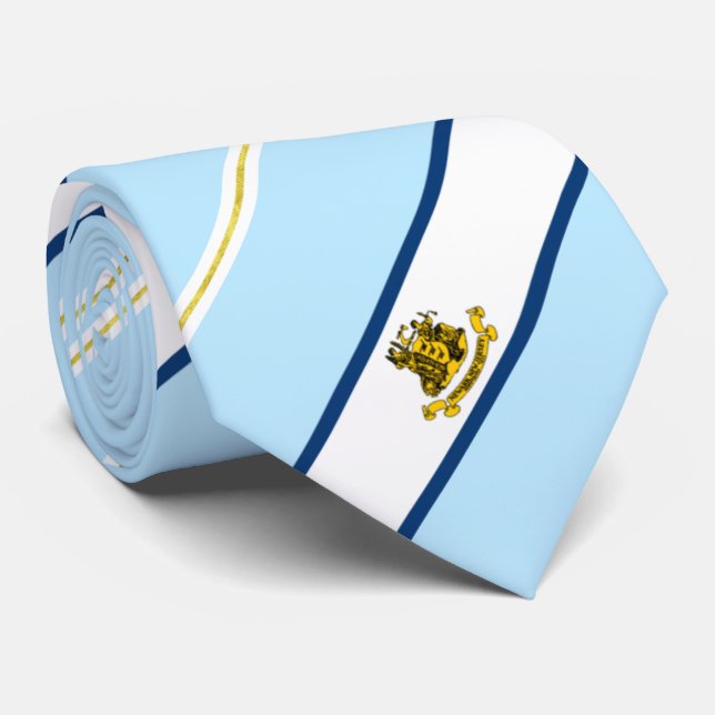Newark (New Jersey) city flag Neck Tie (Rolled)