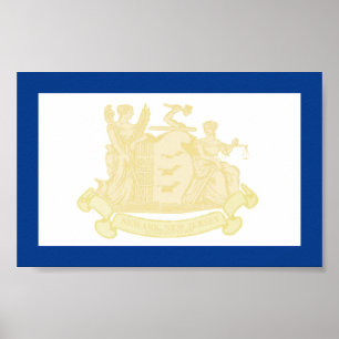 Newark (New Jersey) City Flag Poster