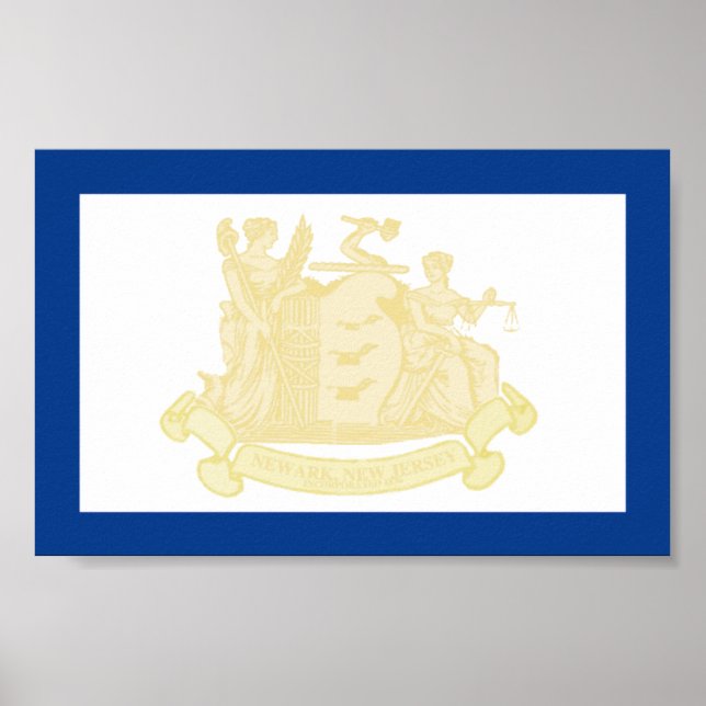 Newark (New Jersey) City Flag Poster (Front)