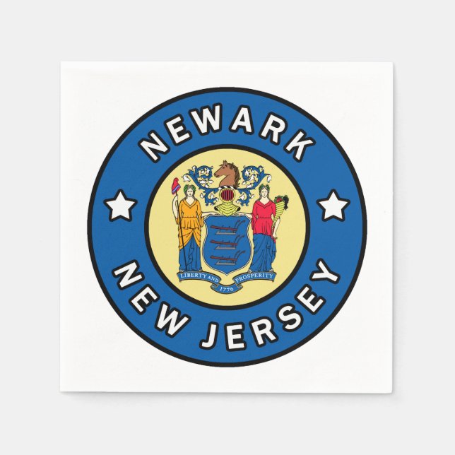 Newark New Jersey Napkin (Front)