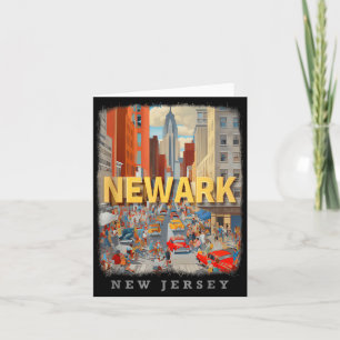 Newark New Jersey Nj Urban Energy Sd649  Card