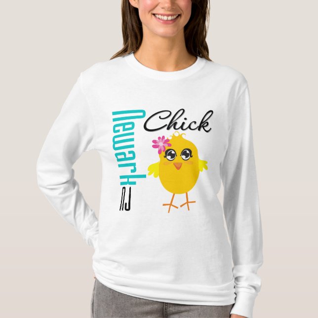 Newark NJ Chick T-Shirt (Front)