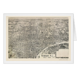 Newark, NJ Panoramic Map - 1895