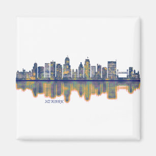 Newark Skyline Magnet