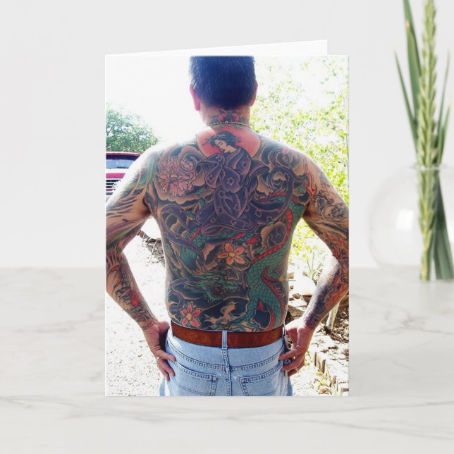 newartsweb - Mum I got a tatoo! Card (Front)