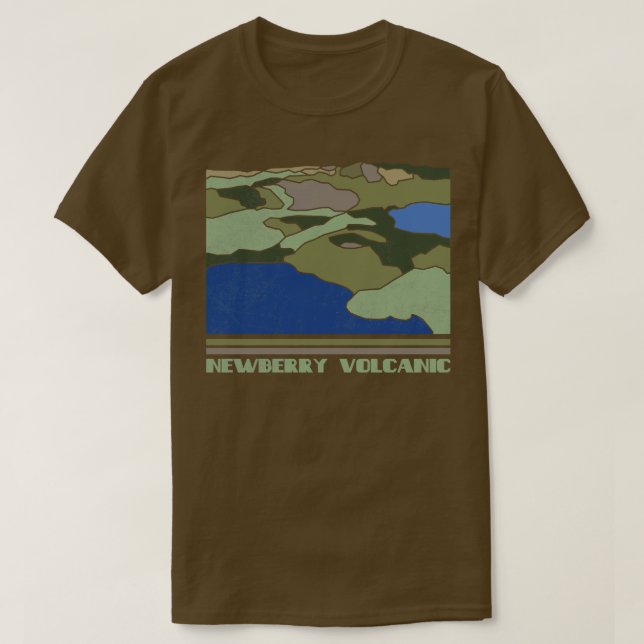 Newberry Volcanic National Monument Nature Lover V T-Shirt (Design Front)