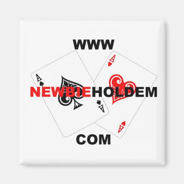 NewbieHoldem Logo Magnet (Front)