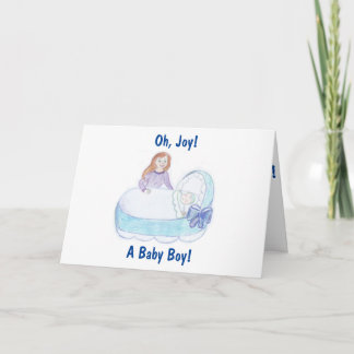 Newborn Baby Boy Card